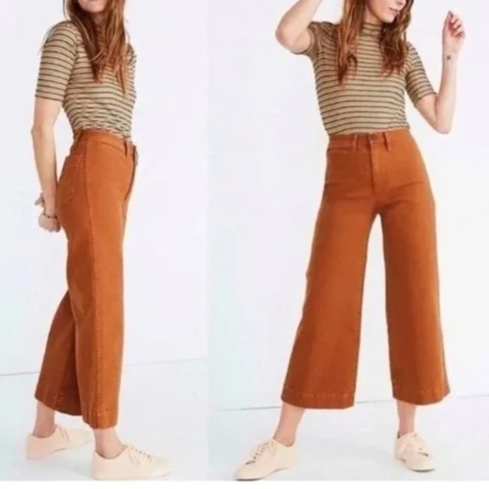 Madewell Slim Emmett Wide Leg Crop 26P